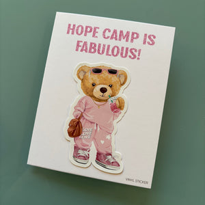 Edyn Designs - Pink Bear Sticker Note Card