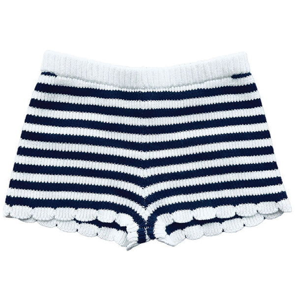 Little Olin - Stripe Knit Shorts