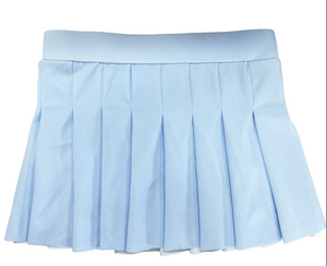 Shade Critters - Blue Girls Pleated Active Skirt