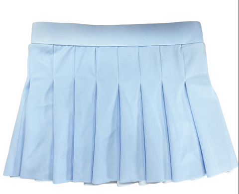 Shade Critters - Blue Girls Pleated Active Skirt