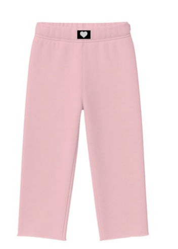 Prince Peter - Wide Leg Sweatpants with Patch - Pink