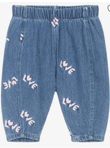 Billieblush - Love Print Denim Trousers - Infant