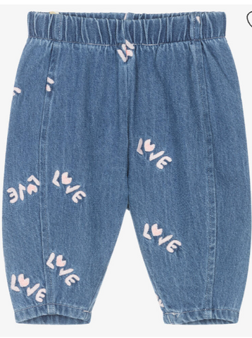 Billieblush - Love Print Denim Trousers - Infant