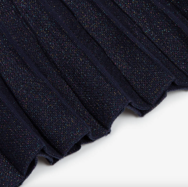Billieblush - Girls Blue Knitted Pleated Skirt