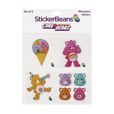 Sticker Bean - Care Bears 2 Set of 4