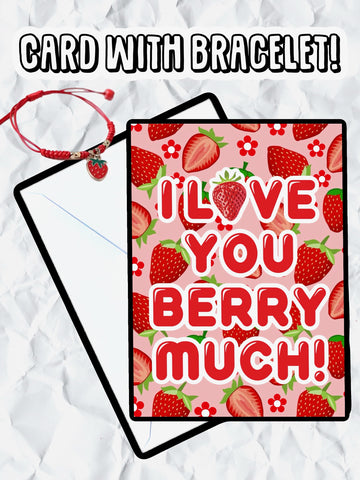 Create'D - Strawberry Bracelet Card