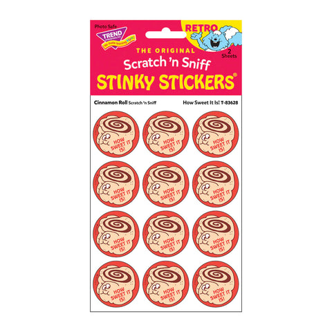 How Sweet It Is!, Cinnamon Roll scent Retro Scratch 'n Sniff Stinky Stickers®