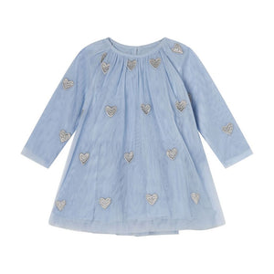 Stella McCartney Kids - Baby Girl Glittery Hearts Tulle Dress