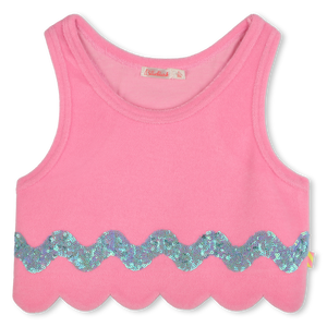 Billieblush - Sequin Trimmed Terry Cloth Tank