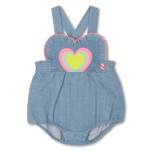 Billieblush - Short denim romper