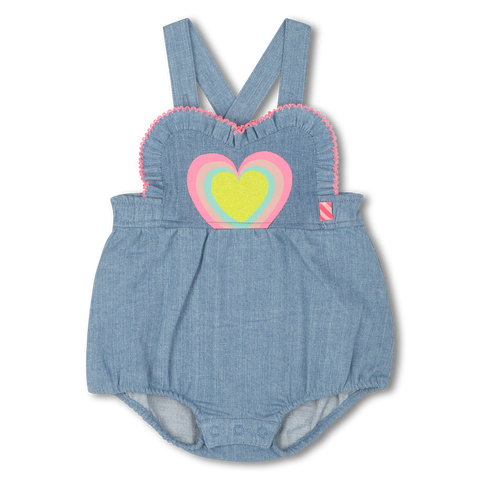 Billieblush - Short denim romper