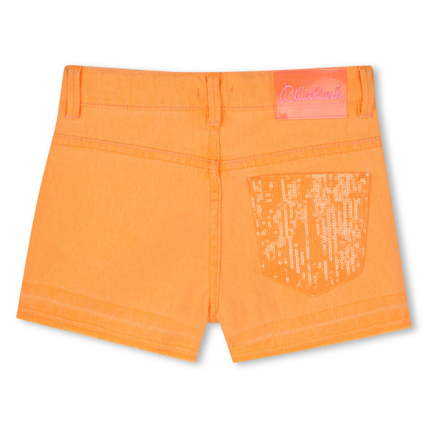 Billieblush - Orange Pop Denim Shorts