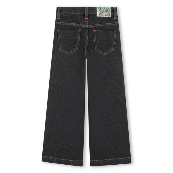 Billieblush - Black Denim Wide Leg Jeans
