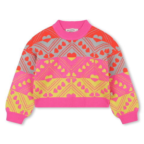 Billieblush - Heart Knit Sweater