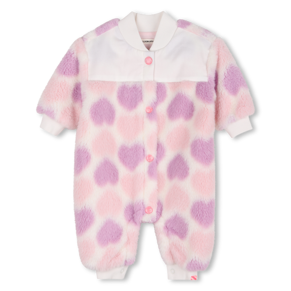 Billieblush - Heart Printed Sherpa Onesie