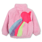 Billieblush - Pink Fleece Coat with Shooting Heart Design