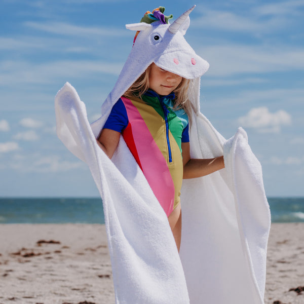 Yikes Twins - Unicorn Hooded Towel