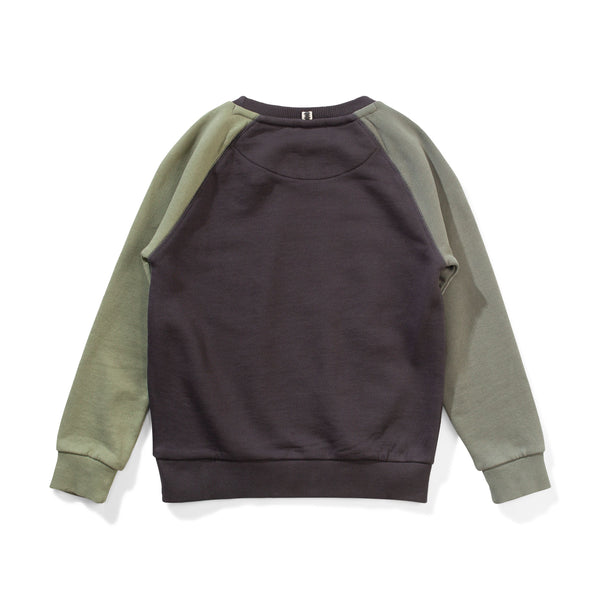 Munster - Krisflip Crew Sweatshirt - Olive/Black