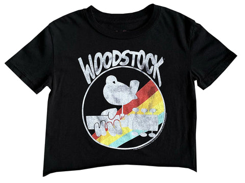 Rowdy Sprout - WOODSTOCK ORGANIC SHORT SLEEVE CROP TEE