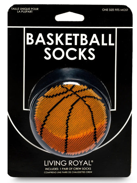 Living Royal - Crew Socks - Basketball - Black