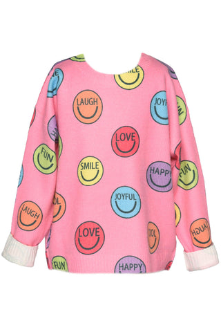 Baby Sara - Happy Face Print Sweater
