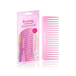 Glister - "Sparkle" Wide Tooth Detangling Comb - Pink