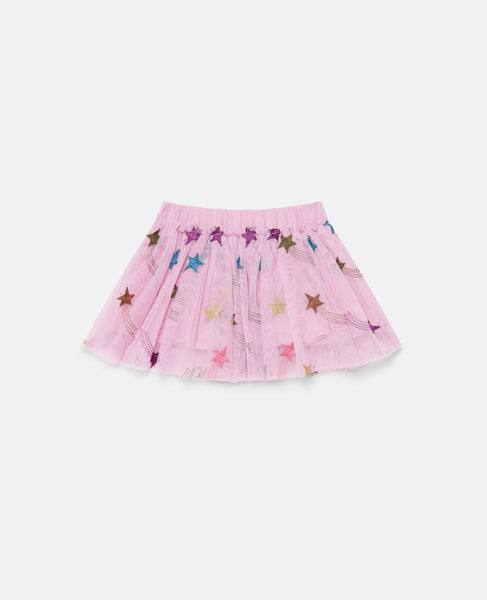 Stella McCartney Kids - Shooting Stars Embroidered Skirt