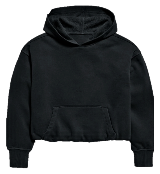 Suzette -Cloud Bubble Hoodie Sweatshirt-Black