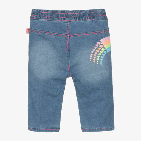 Billieblush - Infant Rainbow Print Denim Pants