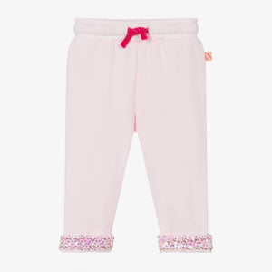 Billieblush - Baby Girls Pink Cotton & Sequin Joggers