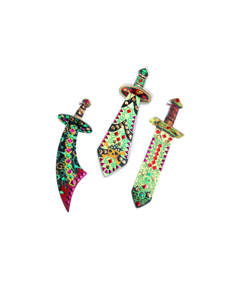 Djeco - Do It Yourself: 3 Mosaic Swords to Decorate