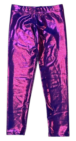 Dori Creations - Fuchsia/Royal Lame Leggings