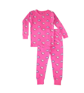 Baby Steps - Gem Heart 2 Piece Pajama Set