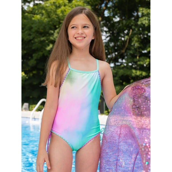 Limeapple - Jasmira Printed One Piece Swimsuit