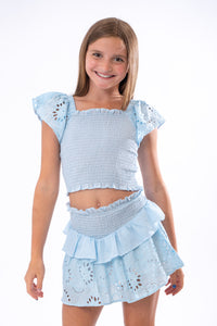 Tweenstyle by Stoopher - Light Blue Eyelet Set