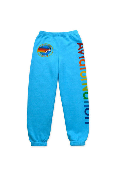 Aviator Nation Kids - Sweatpants - Neon Blue