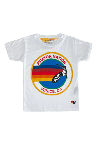 Aviator Nation - KID'S AVIATOR NATION TEE - WHITE
