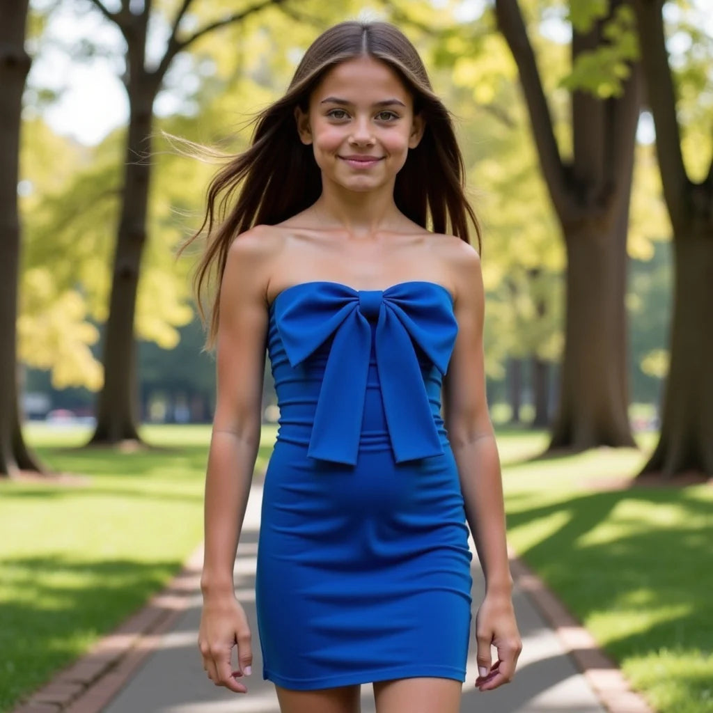Gold Rush - Teddie Dress - Royal Blue