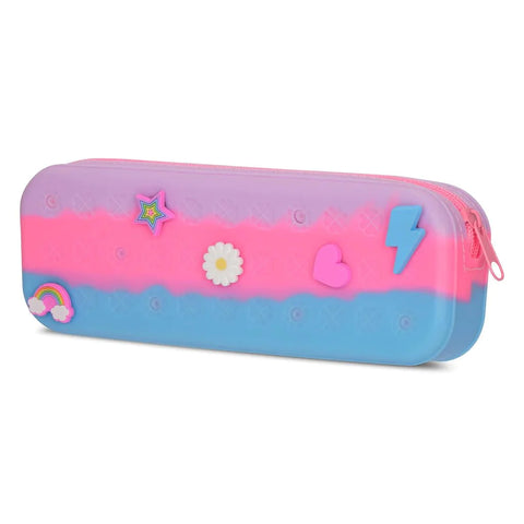 Iscream - Pink Charmed Jelly Pencil Case