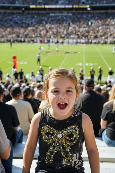 Tweenstyle by Stoopher - Black/Gold Bow Tie Dye Tank