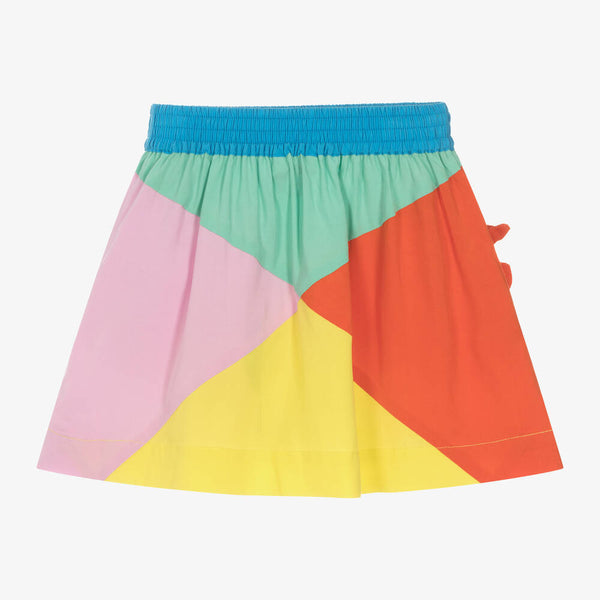 Stella McCartney - Colorblock Skirt with Bow Details