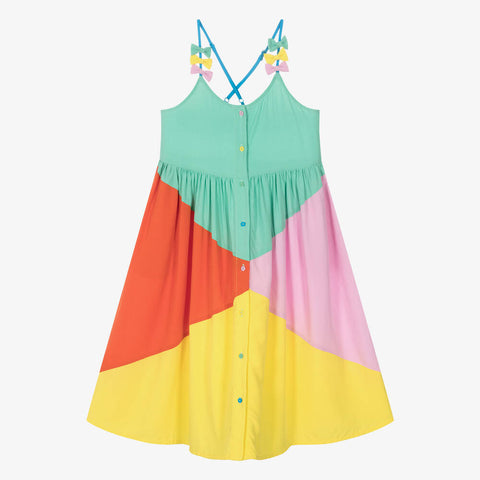 Stella McCartney Kids - Colorblock Dress with Bow Details