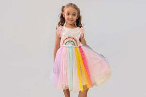 Haven Girl - Rainbow Star Dress