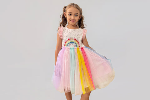 Haven Girl - Rainbow Star Dress