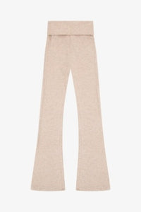 Tenly - HACCI RIB HIGH WAISTED FLARED PANTS