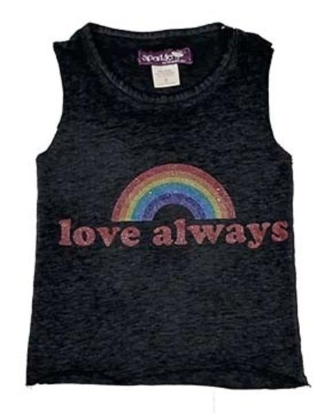 Sparkle By Stoopher Muscle Tank - Love Always