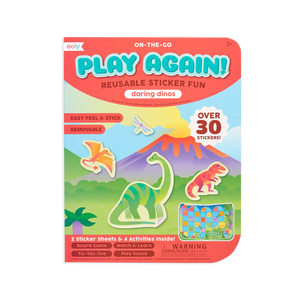 Ooly - play again! mini on-the-go activity kit - daring dinos