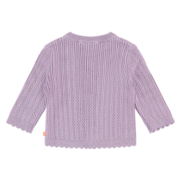 Babyface - Infant Lavender Knit Cardigan