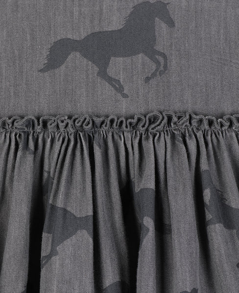 Stella McCartney - Horses Chambray Skirt