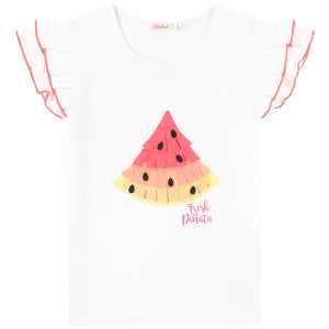 Billieblush White Watermelon T-Shirt